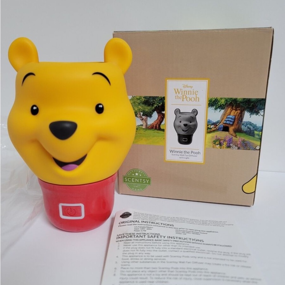Winnie the Pooh Scentsy wall fan diffuser with light - Picture 2 of 2